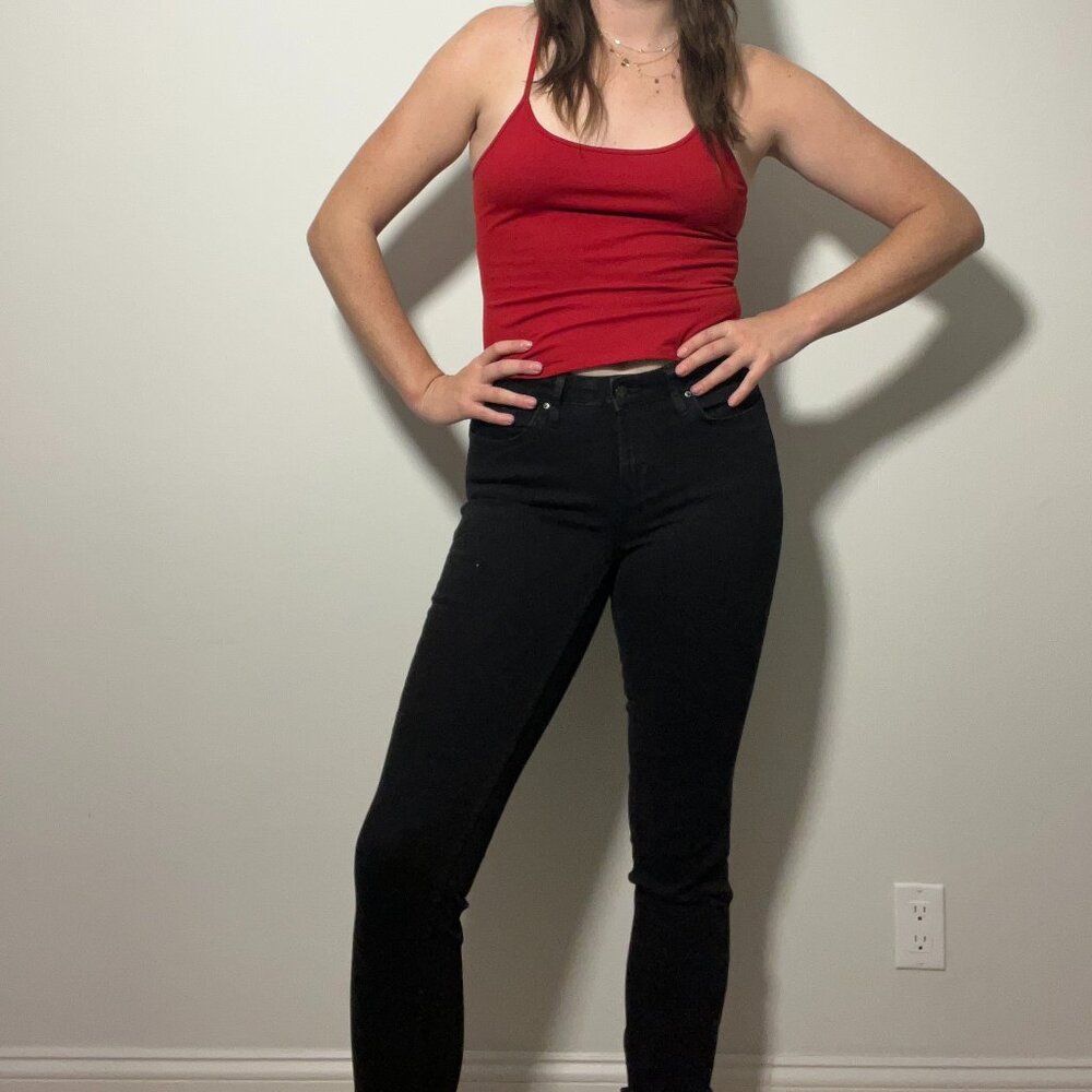 Calvin Klein Black Skinny Jeans – Stretchy, Low-Rise & Ultra Comfortable